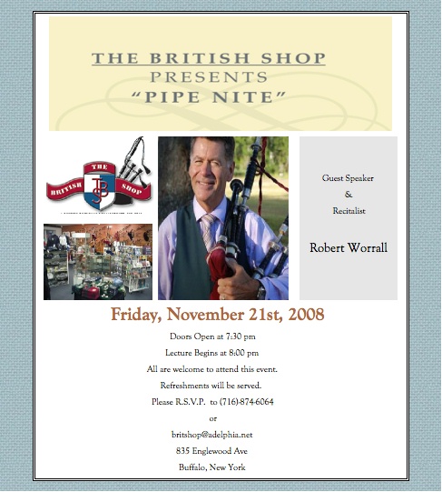 Click to RSVP to the British Shop