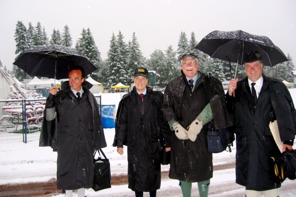 Canmore Judges in Snow 8:30 am