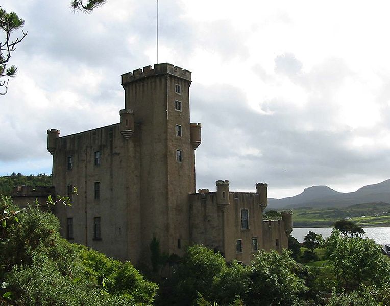 Dunvegan Castle today from the Gardens