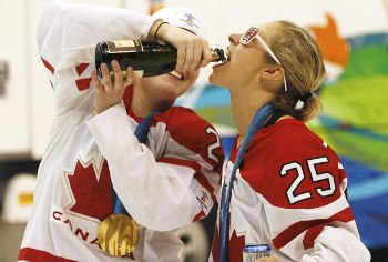 Canadian Women on ice Celebration - 2010